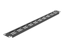 Delock Rackpaneel - Schwarz - 1U - 48.3 cm (19")