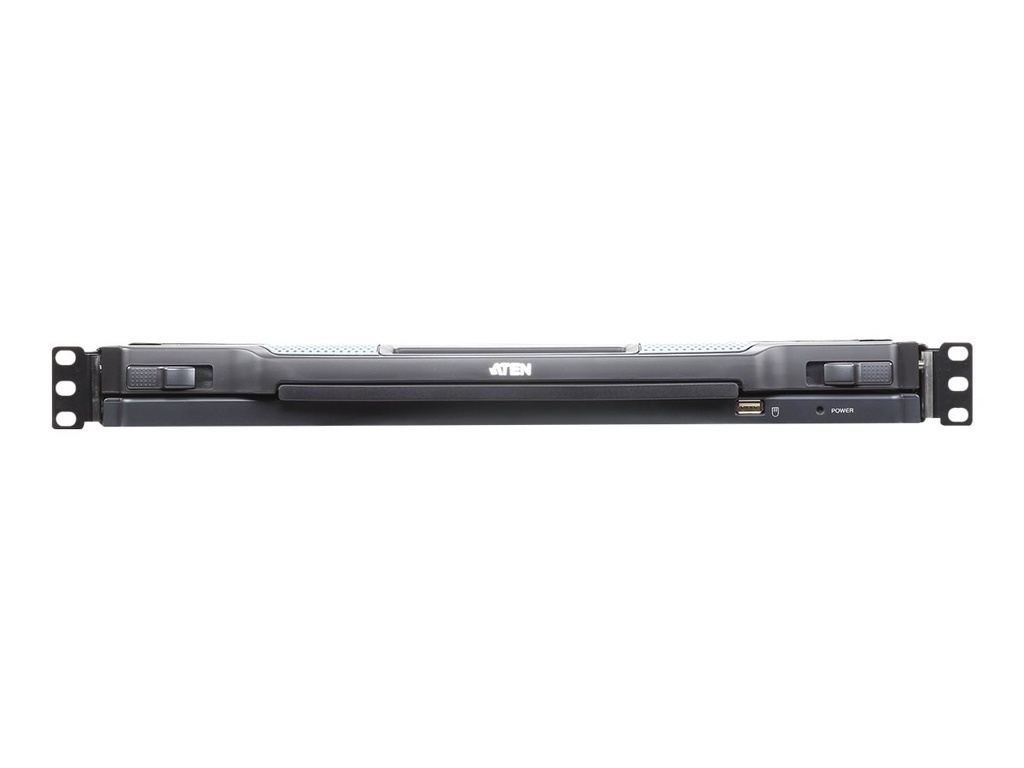 ATEN Slideaway CL5716IN - KVM-Konsole mit KVM-Switch - 16 Anschlüsse - PS/2, USB - Deutsch - 48.3 cm (19")