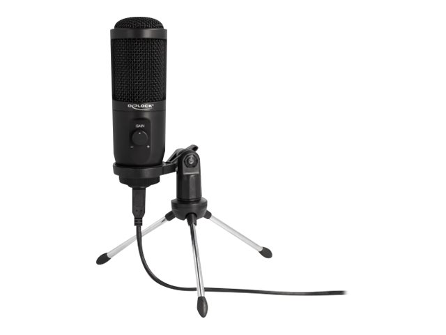 Delock Mikrofon - USB - Schwarz