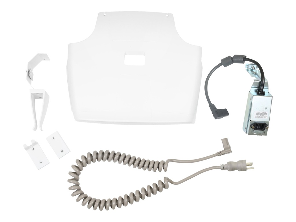 Ergotron Befestigungskit (Rückwand, Scanner-Halter, Befestigungsmaterialien, T-Slot-Halterung, Seilhalter) - für Medizinwagen - medizinisch - Wagenmontage (hinten)