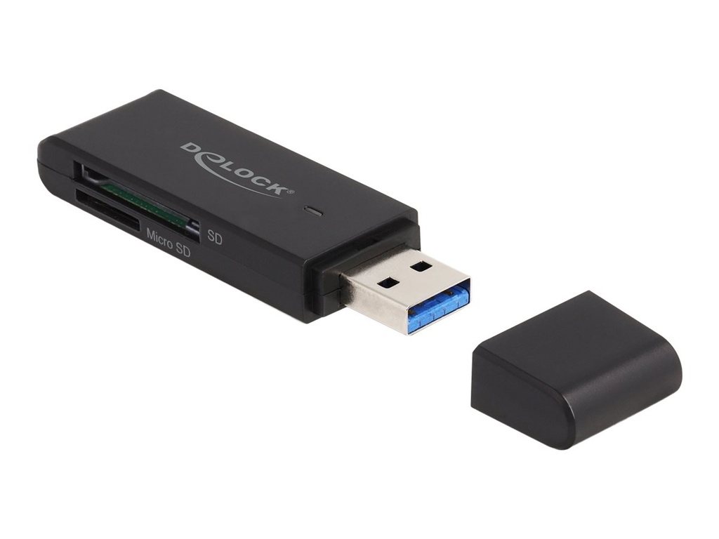 [91002] Delock Kartenleser (SD, miniSD, RS-MMC, TransFlash