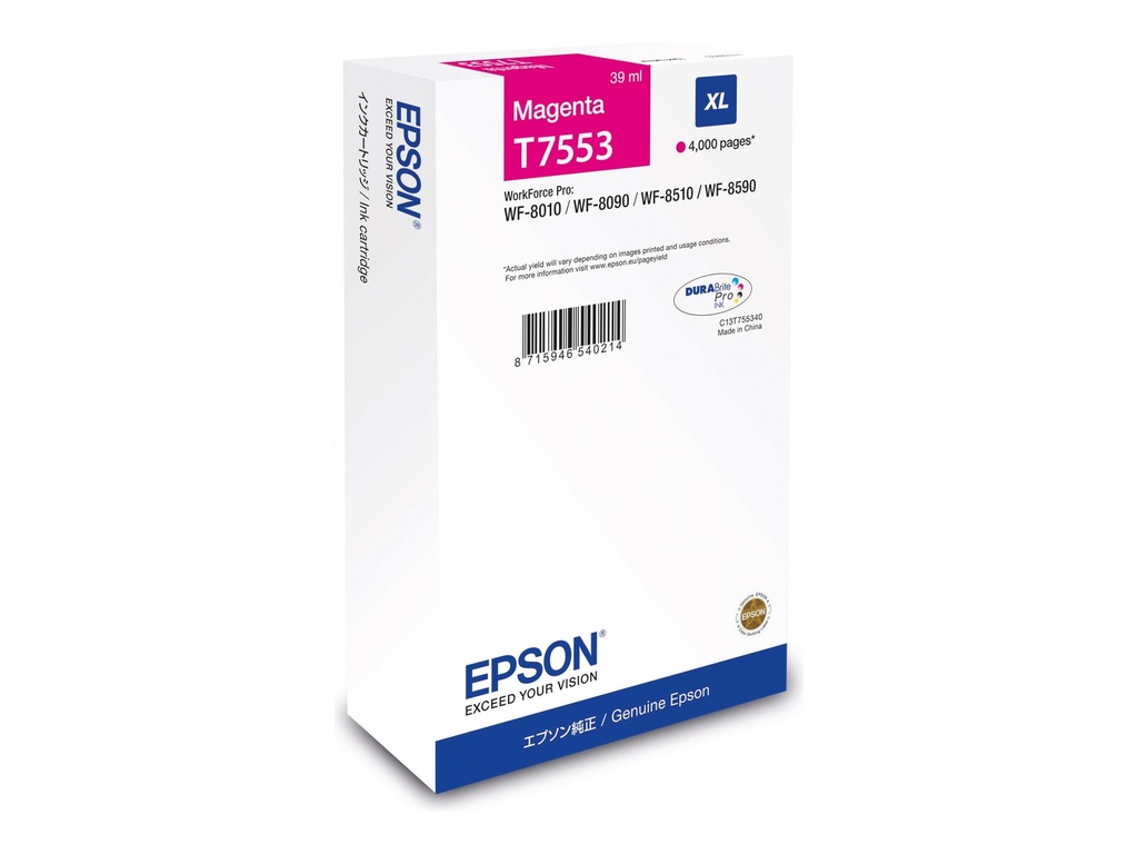 Epson T7553 - 39 ml - XL - Magenta - original