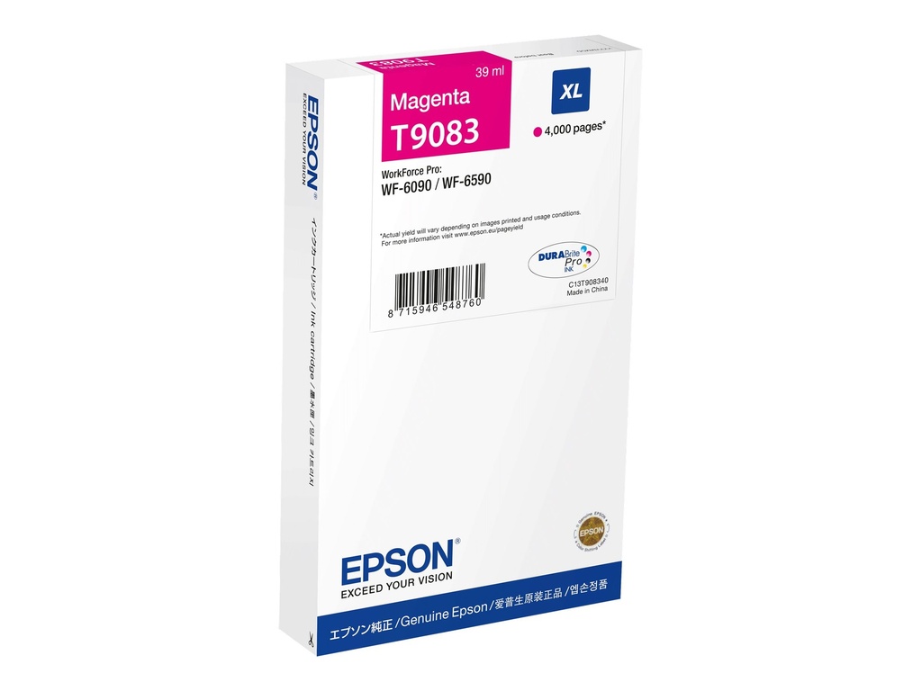 Epson T9083 - 39 ml - Größe XL - Magenta - original