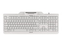 Cherry KC 1000 SC - Tastatur - Deutsch - Pale