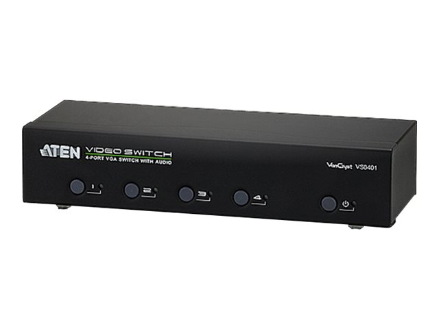 ATEN VanCryst VS0401 - Video/Audio-Schalter - 4 x VGA/Audio