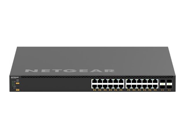 Netgear AV Line M4350-24X4V - Switch - L3 - managed - 24 x 100/1000/2.5G/5G/10GBase-T (PoE+)