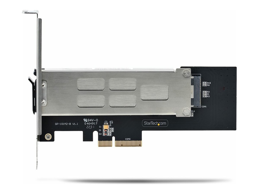 StarTech.com M.2 NVMe Wechselrahmen für PCIe x4, M2 SSD PCIe Adapter - Schnittstellenadapter - M.2 - M.2 NVMe Card / PCIe 4.0 (NVMe)