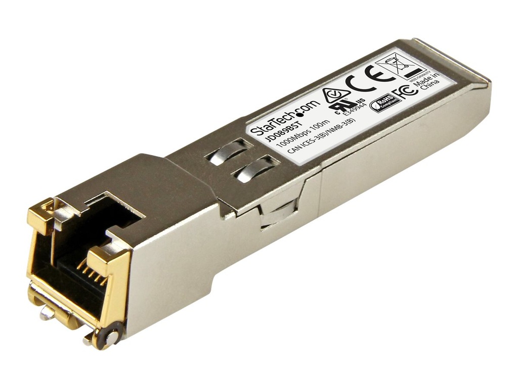 StarTech.com Startech HP JD089B kompatibel SFP - Gigabit RJ45 Kupfer 1000Base-T SFP Transceiver Modul - 100m - SFP (Mini-GBIC)