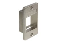 Delock Keystone Mounting for enclosures - Montageklammer für Moduleinsatz (Packung mit 4)
