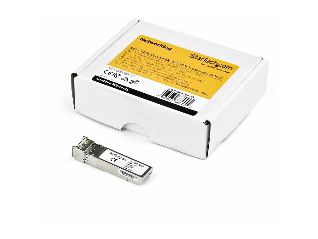 StarTech.com 455886-B21-ST Transceiver Modul (SFP+ Module, 10GBase-LR HP kompatibel, Glasfaser, 1310nm, LC Single Mode mit DDM)