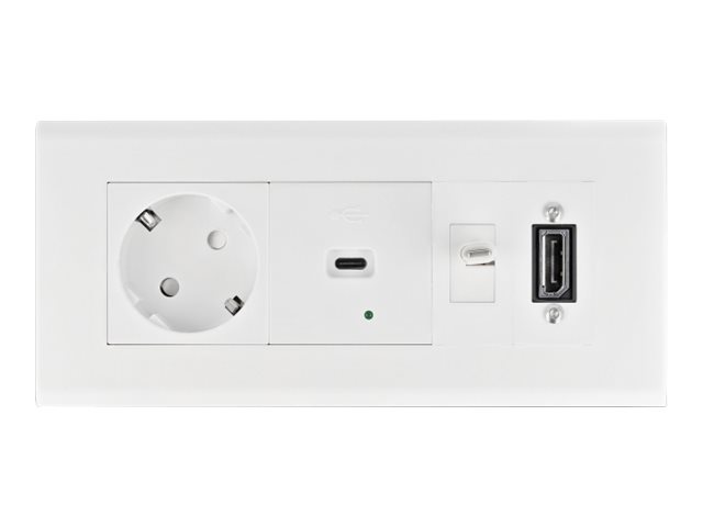 Delock Easy 45 - Rahmen - weiß, RAL 9003