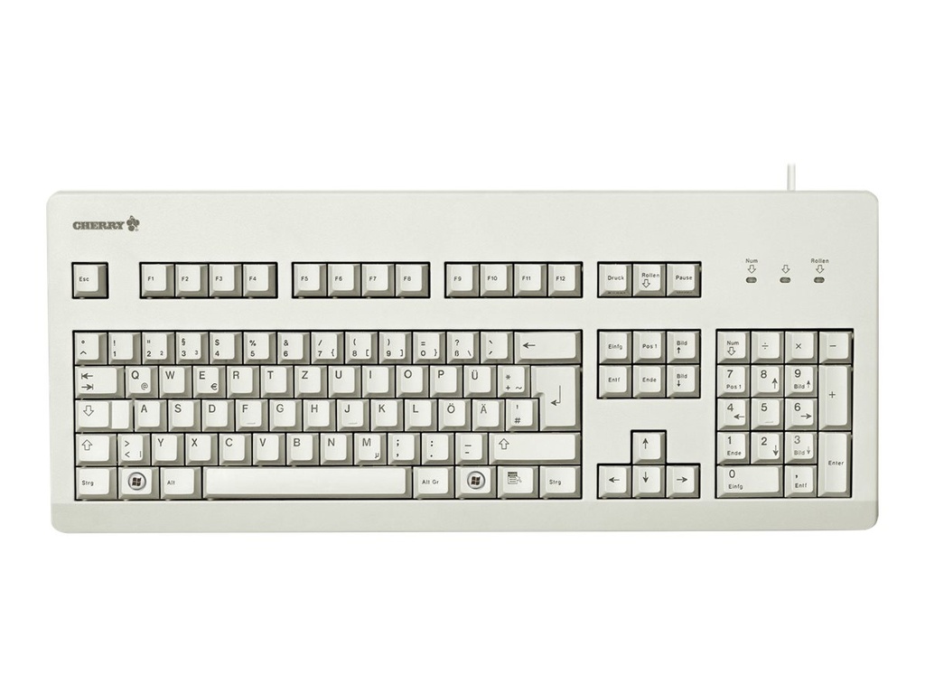 Cherry G80-3000 - Tastatur - PS/2, USB - Französisch