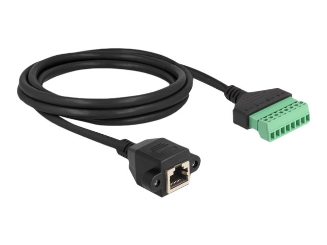 Delock Netzwerkadapterkabel - 8-polige Anschlussleiste (W)