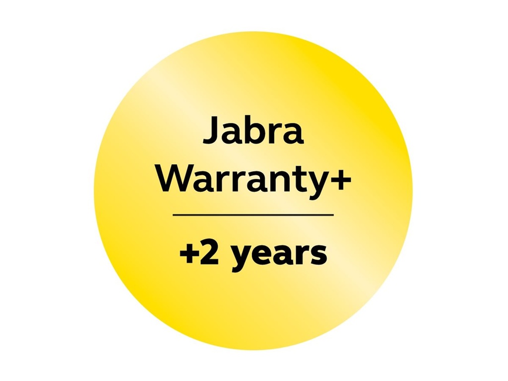 Jabra Warranty+ - Serviceerweiterung - erweiterte Garantie - 1 Jahr (ab ursprünglichem Kaufdatum des Geräts)