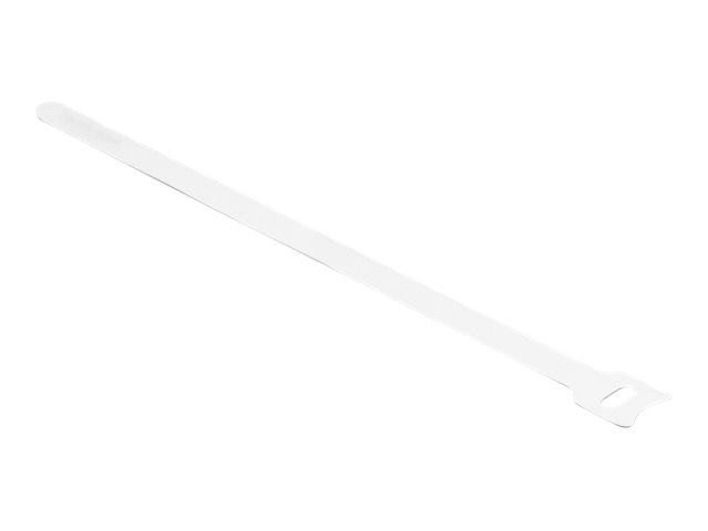 Delock Kabelbinder - 25 cm - weiß (Packung