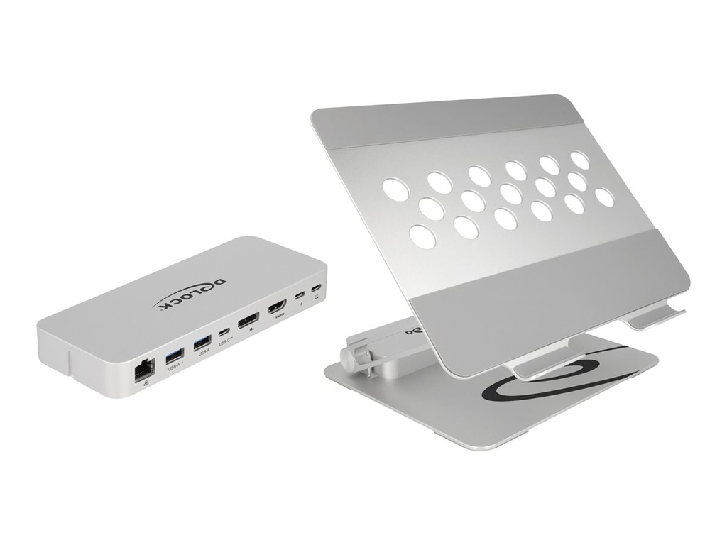 Delock Dockingstation + Notebook-/Tablet-Ständer