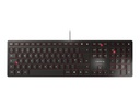 Cherry KC 6000 SLIM - Tastatur - USB - GB - Tastenschalter: