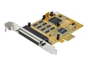 StarTech.com Startech 8 Port PCI Express Karte - PCIe RS232 Erweiterungskarte - 16C1050 UART - Windows & Linux (PEX8S1050)