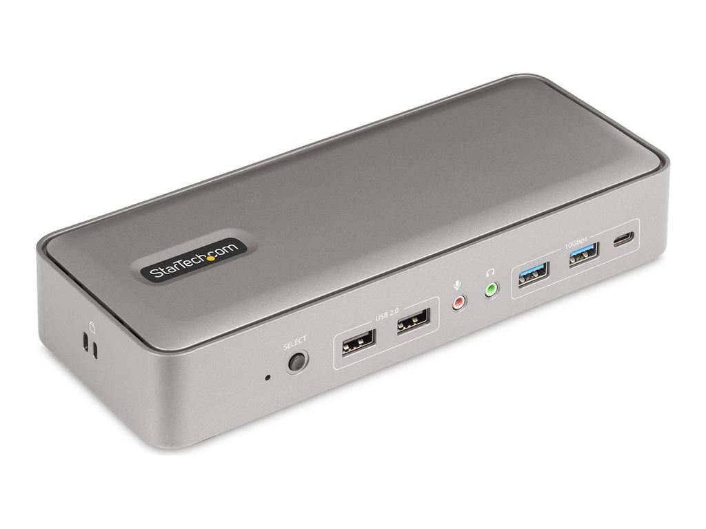 StarTech.com Dual-Laptop USB-C KVM Docking Station