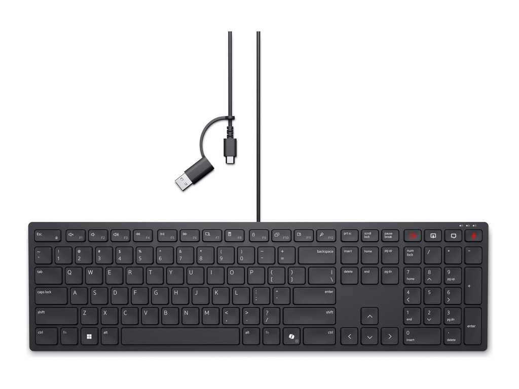 Dell Pro Silent Wired Collaboration Keyboard KB525C