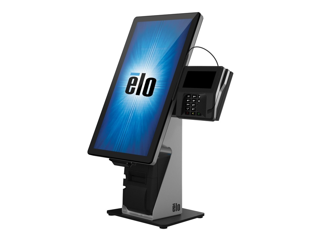 [E797162] Elo Touch Solutions Elo Wallaby Self-Service Floor Base - Aufstellung - für POS-Terminal - Schwarz/Silber - Bodenaufstellung - für I-Series (15.6 Zoll, 21.5 Zoll)