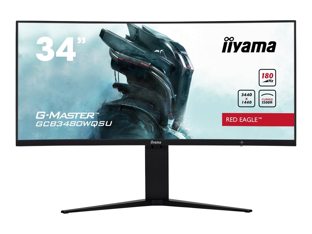 Iiyama G-MASTER Red Eagle GCB3480WQSU-B1 - LED-Monitor - gebogen - 86.4 cm (34")