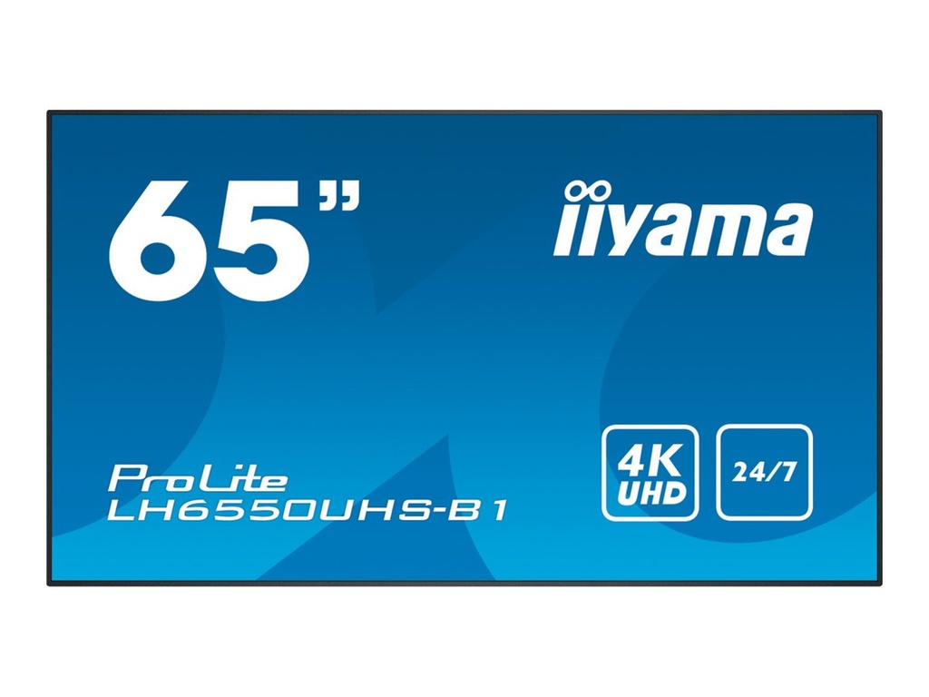 Iiyama ProLite LH6550UHS-B1 - 165 cm (65") Diagonalklasse LCD-Display mit LED-Hintergrundbeleuchtung - Digital Signage - 4K UHD (2160p)