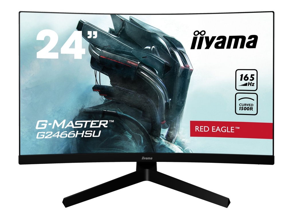 Iiyama G-MASTER Red Eagle G2466HSU-B1 - LED-Monitor - gebogen - 61 cm (24")