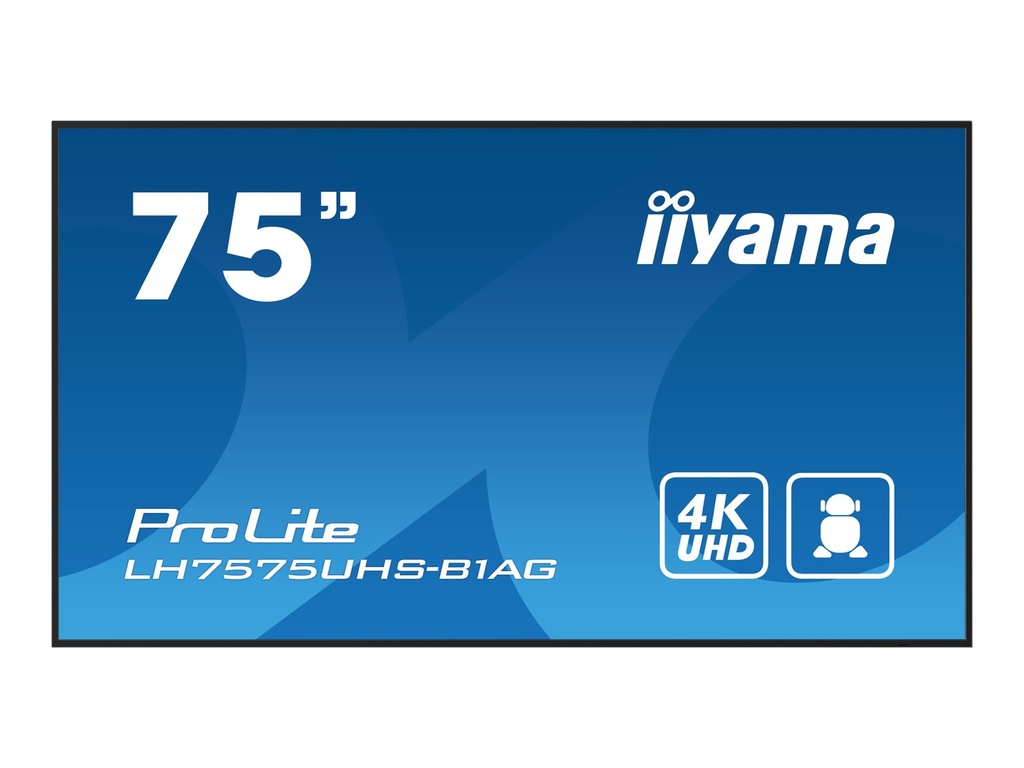 Iiyama ProLite LH7575UHS-B1AG - 189.3 cm (75")