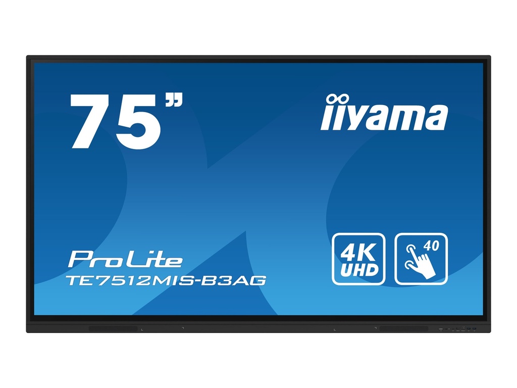 Iiyama ProLite TE7512MIS-B3AG - 190 cm (75") Diagonalklasse (189.3 cm (74.5")