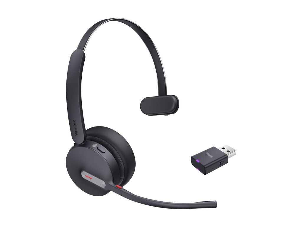 Yealink WH64 Hybrid Mono - Headset - On-Ear - DECT / Bluetooth