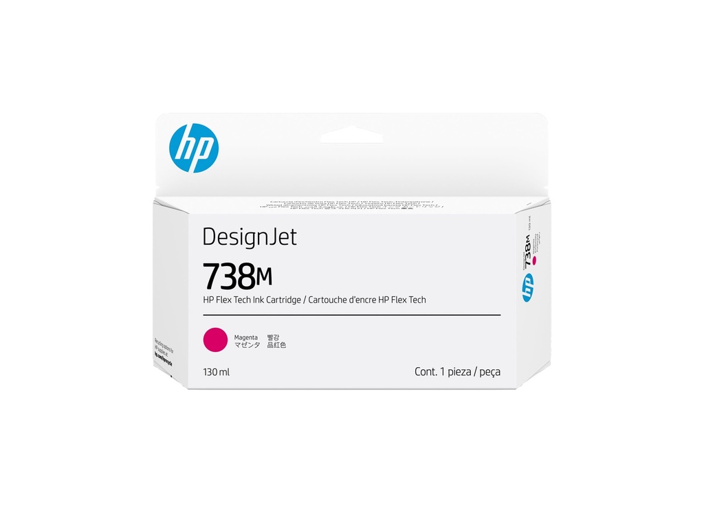 HP 738M - 130 ml - Magenta - original - DesignJet