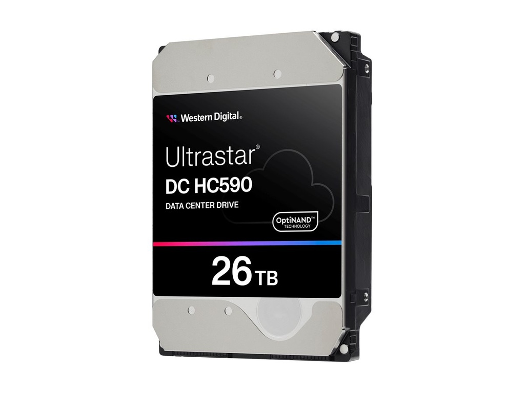 WD Ultrastar DC HC590 0F65672 - Festplatte - Datencenter - verschlüsselt - 26 TB - intern - 3.5" (8.9 cm)