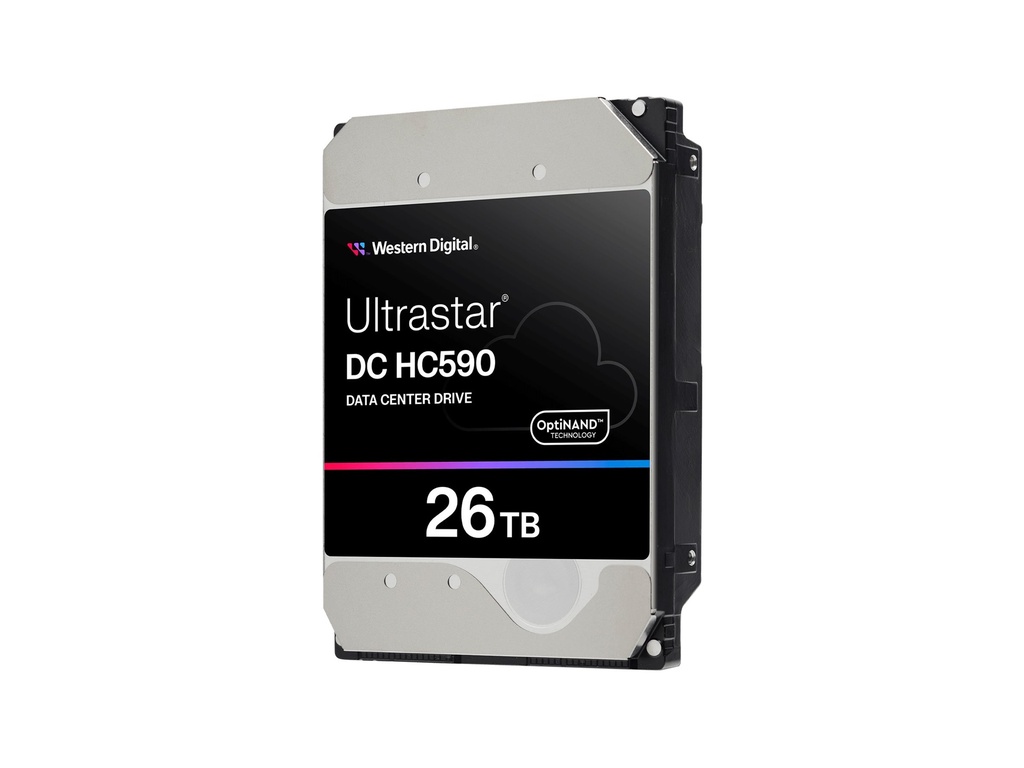 WD Ultrastar DC HC590 - Festplatte - Datencenter - verschlüsselt - 26 TB - intern - 3.5" (8.9 cm)