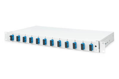 DIGITUS LWL Spleißbox, bestückt, SC, OS2