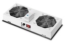 DIGITUS Professional DN-19 FAN-2-WM-I - Rack-Lüftereinsatz - mit 2 Ventilatoren, Thermostat - Wechselstrom 220/240 V (19")