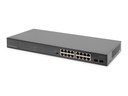 DIGITUS DN-95347-1 - Switch - 19" - unmanaged - 16 x 10/100/1000 (PoE+)