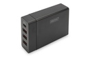 DIGITUS 4-Port Universal USB-Ladeadapter, USB Typ-C