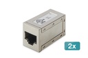 DIGITUS CAT 6, modulare Kupplung, geschirmt - 2 Stk.
