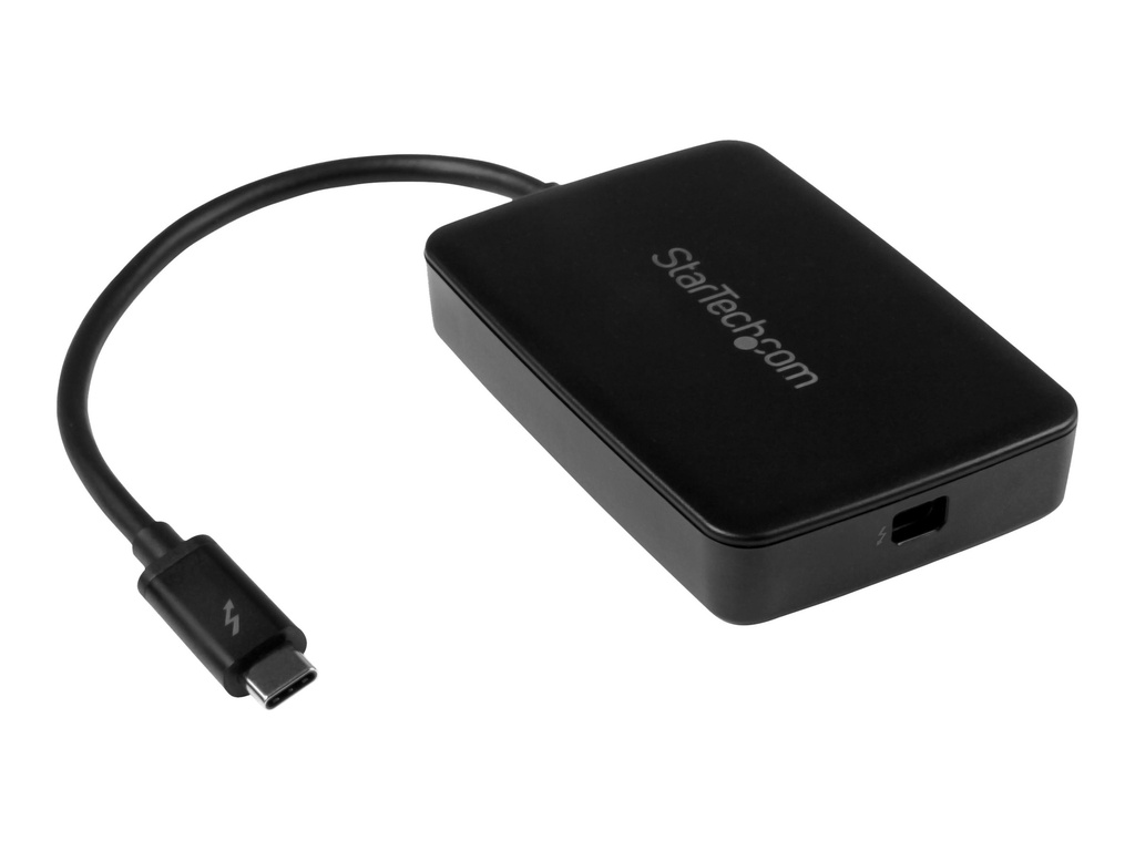 StarTech.com StarTech Thunderbolt 3 auf Thunderbolt 2 Adapter - TB3 Laptop auf TB2 Bildschirme/Geräte - Thunderbolt 1/2(10Gbit/s, 20Gbit/s) Konverter - TB3 zertifiziert - Schwarz - Windows/Mac (TBT3TBTADAP)