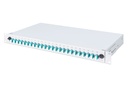 DIGITUS LWL Spleißbox, 1HE, bestückt, 24x LC DX, OM3