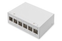 DIGITUS Modulares Desktop Patch Panel, geschirmt, 6-Port