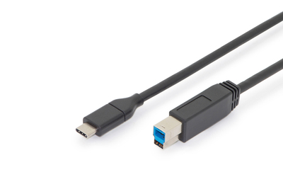 DIGITUS USB-C Anschlusskabel, USB-C - USB-B