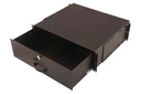 DIGITUS Abschließbare Schublade für 482,6 mm (19") Netzwerk- und Serverschränke, 3HE