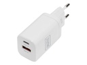DIGITUS Netzteil - 30 Watt - 3 A - PD 3.0, QC 3.0 - 2 Ausgabeanschlussstellen (USB-C, USB Typ A)