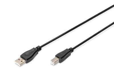DIGITUS USB-A  USB-B Anschlusskabel, 1m