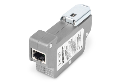 [DN-95421] DIGITUS PoE Überspannungsschutz (RJ45), DIN-Schienenmontage, Indoor