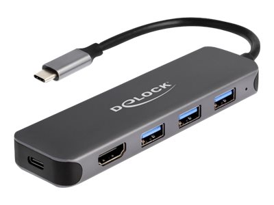 Delock Hub - 3 x USB 3.2 Gen 1 + 1 x USB-C (Spannungsversorgung)
