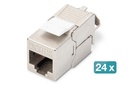 DIGITUS CAT 6A Keystone Modul, geschirmt, werkzeugfreier Montageanschluss