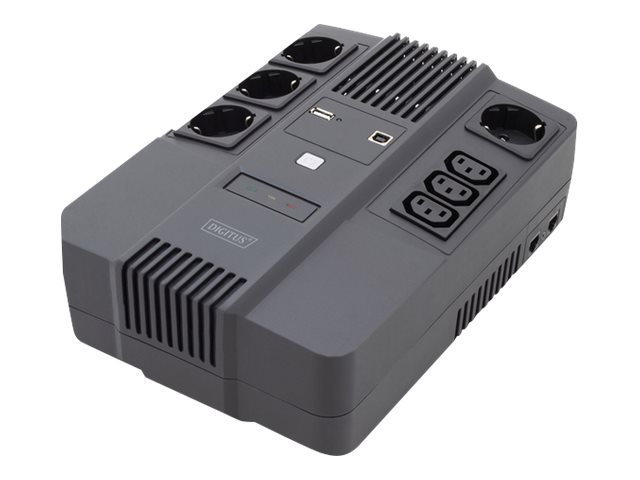 DIGITUS All-in-One USV, 600VA/360W, LED